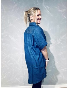 Denim storskjorte til kvinder – TIPPY Design 2