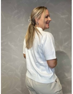 Milk cardigan i let strik med krave til kvinder – TIPPY Design 2