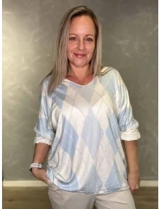 Sky forårs strik med harlekin tern til kvinder – TIPPY Collection