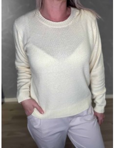 Gul let strik sweater til kvinder – TIPPY Design 2