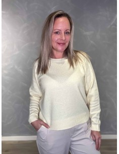 Gul let strik sweater til kvinder – TIPPY Design