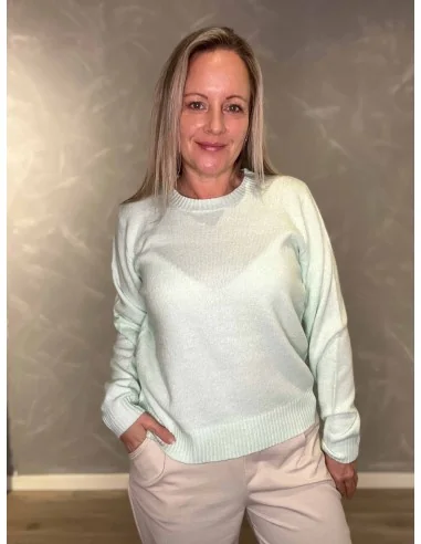 Mint let strik sweater til kvinder – TIPPY Design