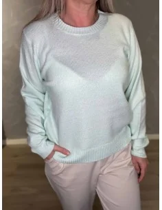 Mint let strik sweater til kvinder – TIPPY Design 2