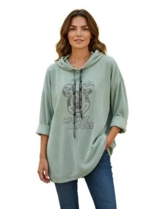 Sweatkjole med Mickey Mouse | Mint | TIPPY