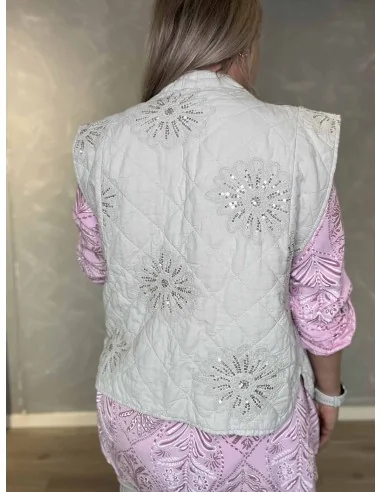 Bagside af sand vatteret vest til kvinder – TIPPY