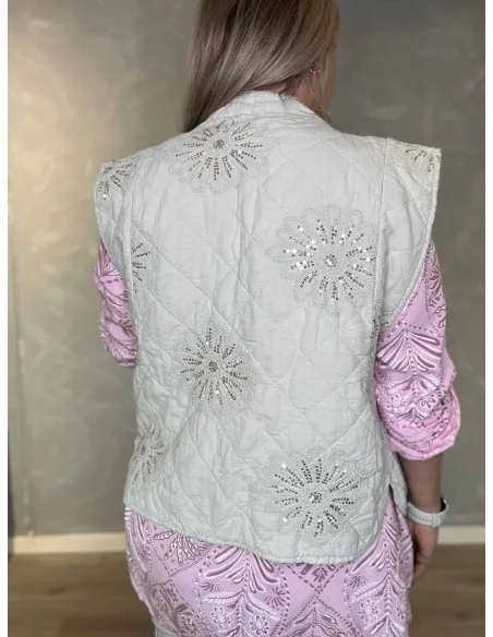 Bagside af sand vatteret vest til kvinder – TIPPY