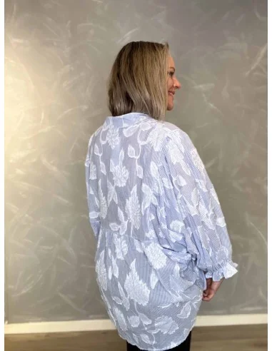 Bagside af sky boheme bluse til kvinder – TIPPY