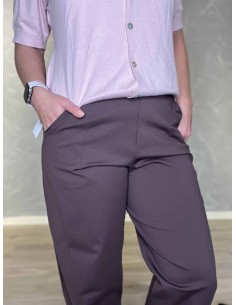 Brune klassiske bukser med vidde til kvinder – TIPPY Collection 2