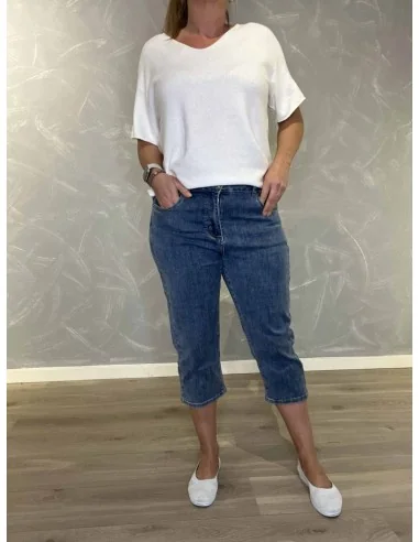 Blå denim knickers 52 cm til kvinder – Design by TIPPY