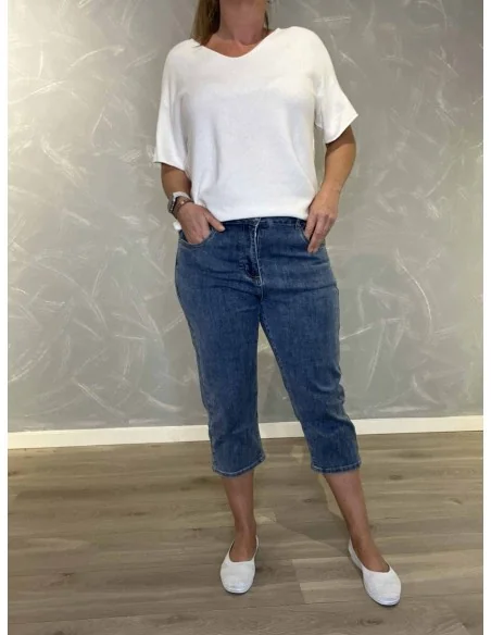 Blå denim knickers 52 cm til kvinder – Design by TIPPY