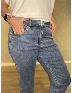 Blå denim knickers 52 cm til kvinder – Design by TIPPY 2