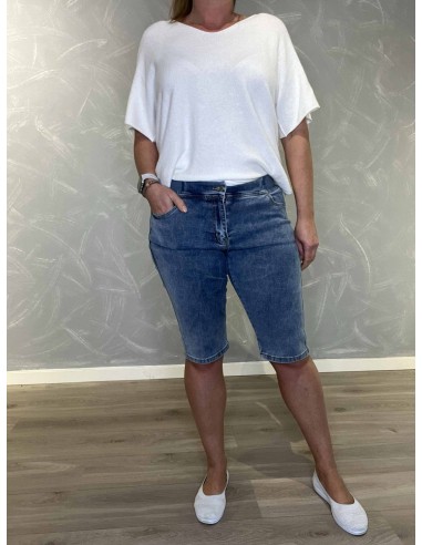 Blå denim knickers med elastiktalje til kvinder – Design by TIPPY