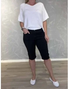 Sort denim denim knickers med elastiktalje til kvinder – Design by TIPPY