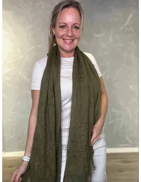 Army tørklæde i let viskose til kvinder – Tippy Italian Select