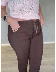 Brun buks med stræk til kvinder – TIPPY Collection 2