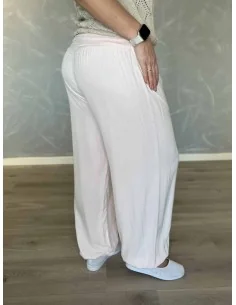 Rosa harems bukser i viskose til kvinder – TIPPY Italian Select 2