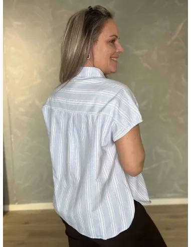 Bagside af sky skjorte til kvinder – TIPPY