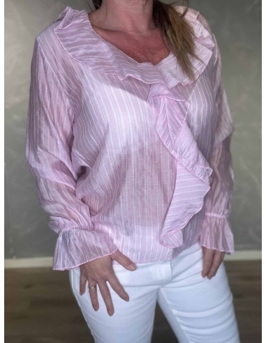 Flæser på rosa bluse – TIPPY