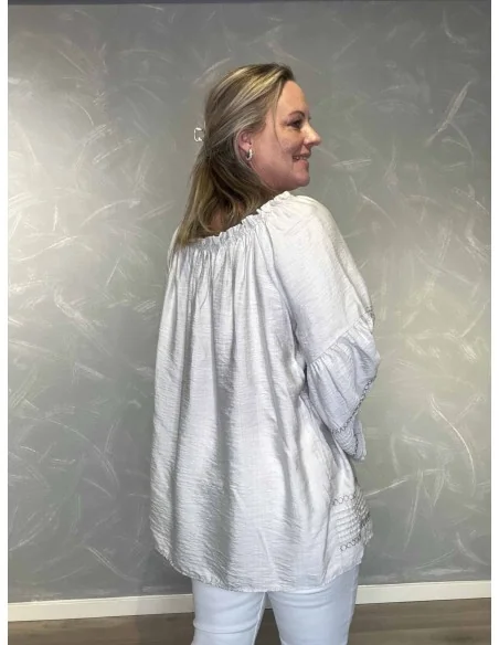 Bagside af sand tunika til kvinder – TIPPY