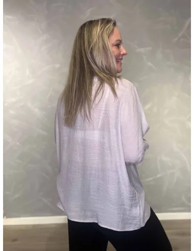 Bagside af sand bluse til kvinder – TIPPY