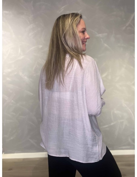 Bagside af sand bluse til kvinder – TIPPY
