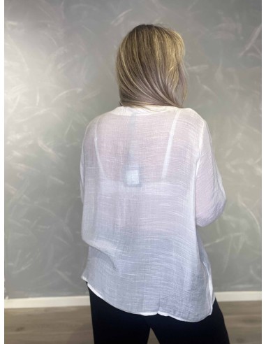 Bagside af milk bluse til kvinder – TIPPY