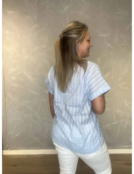 Bagside af sky t-shirt til kvinder – TIPPY