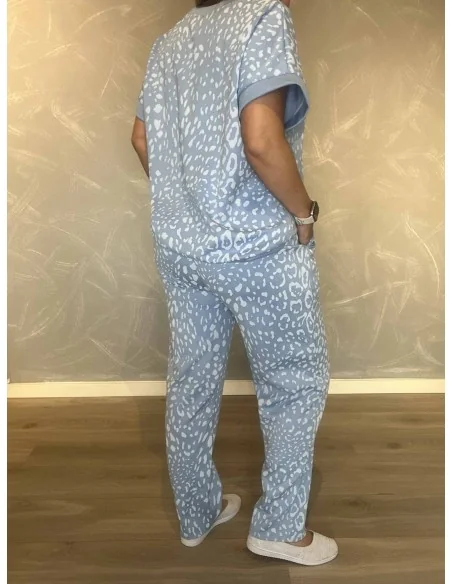 Bagside af sky sweatbukser til kvinder – TIPPY