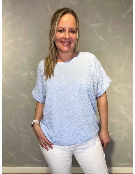 Struktur på sky bluse – TIPPY