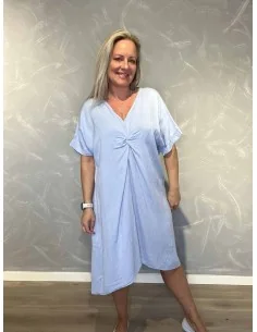 Sky kjole med knude til kvinder – TIPPY Collection