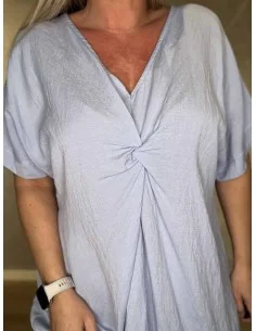 Sky kjole med knude til kvinder – TIPPY Collection 2