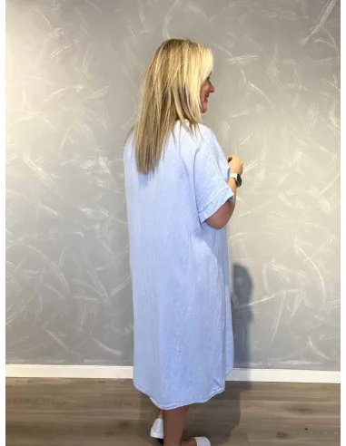 Bagside af sky kjole til kvinder – TIPPY