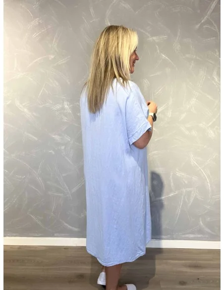 Bagside af sky kjole til kvinder – TIPPY