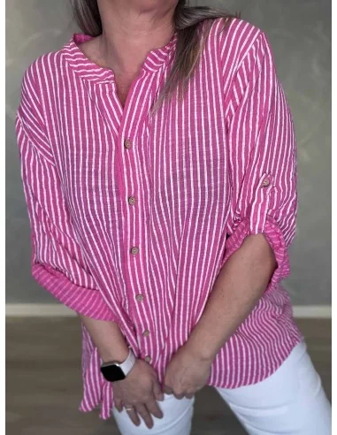 Nærbillede af striber på skjorte – TIPPY