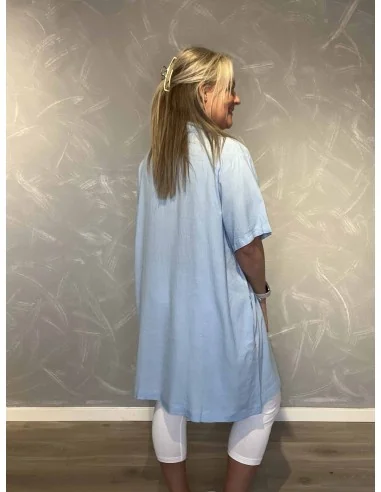 Bagside af sky tunika til kvinder – TIPPY