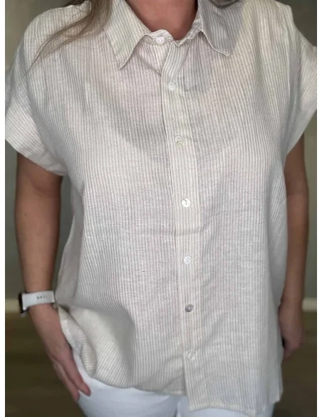 Nærbillede af striber på skjorte – TIPPY