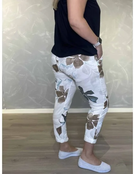 Bagside af blomster sweatpants knickers til kvinder – TIPPY