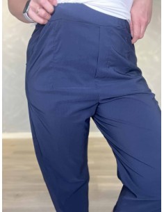 Navy bukser 7/8 med klassisk pasform til kvinder – TIPPY Collection 2