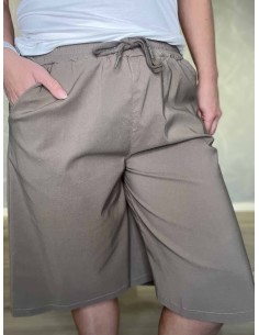 Khaki lange shorts med snøre til kvinder – TIPPY Collection 2