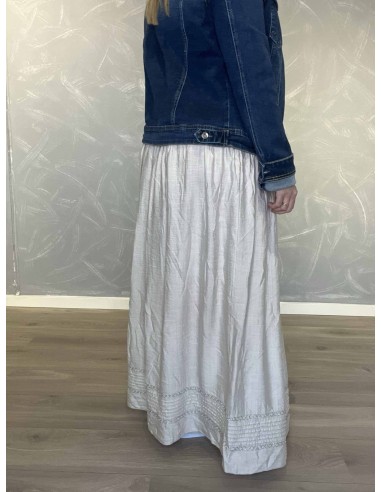 Bagside af sand maxi nederdel til kvinder – TIPPY
