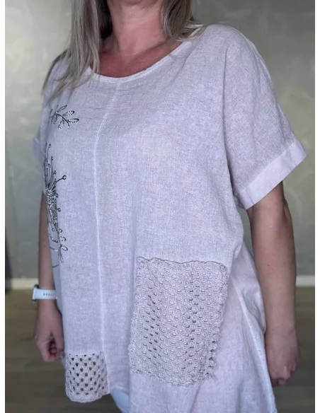 Nærbillede af vævet kvalitet og detaljer – TIPPY