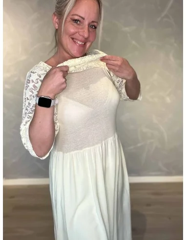 Gul kjole med stjerne blonde og underkjole til kvinder – TIPPY Italian Select