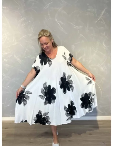 Blomsterprint på kjole – TIPPY