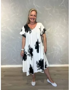 Blomsterprint på kjole – TIPPY 2