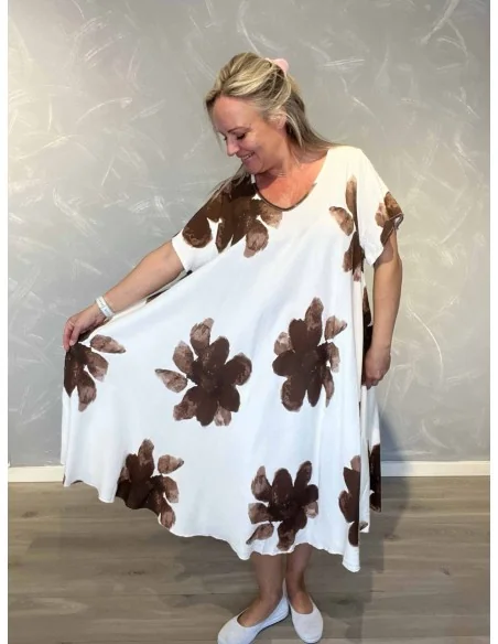 Blomsterprint på kjole – TIPPY