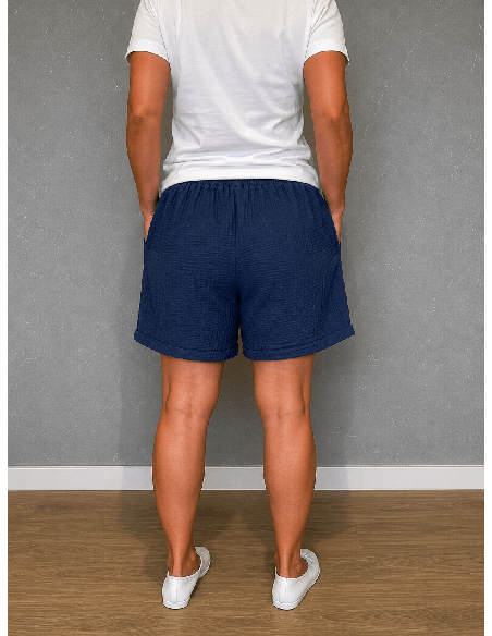 Bagside af navy shorts til kvinder – TIPPY