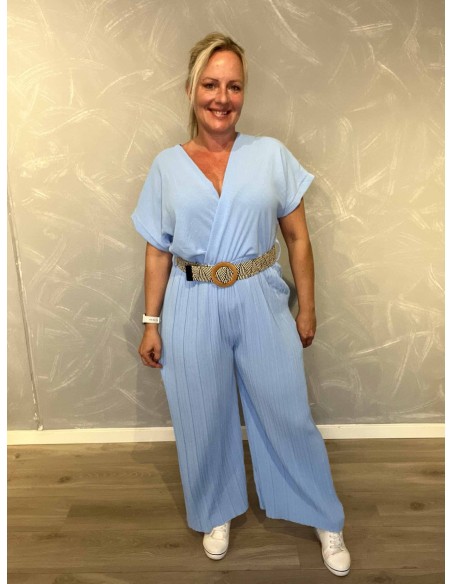 Sky buksedragt i polyester med plissé – Tippy Collection TIPPY