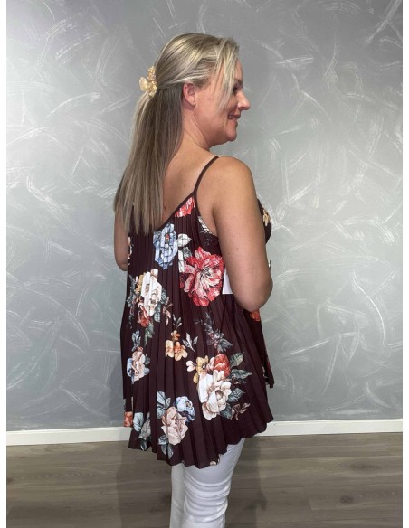 Bagside af brun stroptop til kvinder – TIPPY