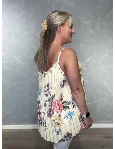 Bagside af gul stroptop til kvinder – TIPPY