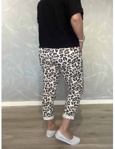 Brun leo jersey bukser i bomuld med lommer – TIPPY Italian Select TIPPY 2